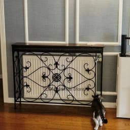 American Wrought Iron Console Table Living Room Furniture Console Tables Retro Creative Home Corridor Decoration Hallway Table