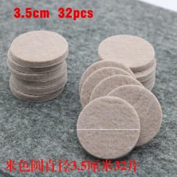 18-160pcs 5mm Thicker Self Adhesive Chair Table Legs Felt Pads Floor Surface Anti Skid Scratch Protector Mute Non-slip Feet Mat