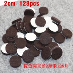 18-160pcs 5mm Thicker Self Adhesive Chair Table Legs Felt Pads Floor Surface Anti Skid Scratch Protector Mute Non-slip Feet Mat