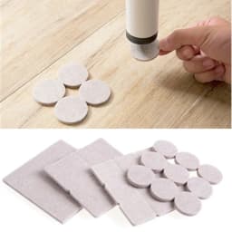18-160pcs 5mm Thicker Self Adhesive Chair Table Legs Felt Pads Floor Surface Anti Skid Scratch Protector Mute Non-slip Feet Mat