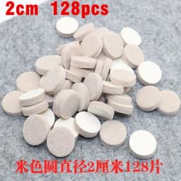 18-160pcs 5mm Thicker Self Adhesive Chair Table Legs Felt Pads Floor Surface Anti Skid Scratch Protector Mute Non-slip Feet Mat