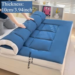 1PC Foldable Soft Warm Bed Mattress,Suitable for Floor Mattress Tatami,Roll-Up Mattress/Bedding/Essential Furniture,Holiday Gift