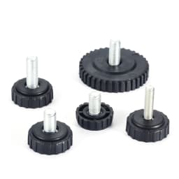 10 Pcs M6 M8 Screw on Furniture Glide Leveling Foot Adjustable Diameter Home Table Desk Glide Leg Leveler Leveling Foot Adjuster
