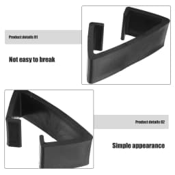 4 Pcs Couches Terrace Sofa Clip Sectional Clips Patio Furniture Adjustable Clamps Connection Outdoor Black to Hold in Place New