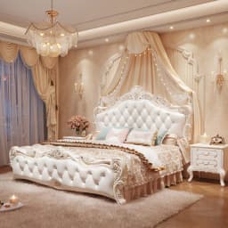 Large Girls Bedrooms Double Bed Board Box Young
Luxury Household Double Bed Storage Modern Camas De Dormitorio Furniture Home