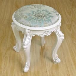 Retro Fabric Dressing Chair, Child Round Stool, Dressing Seat, Home Furniture, Living Room Dinning Chair, ABS Leg, Round Ottoman