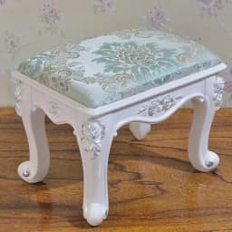 Retro Fabric Dressing Chair, Child Round Stool, Dressing Seat, Home Furniture, Living Room Dinning Chair, ABS Leg, Round Ottoman