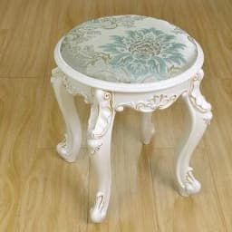 Retro Fabric Dressing Chair, Child Round Stool, Dressing Seat, Home Furniture, Living Room Dinning Chair, ABS Leg, Round Ottoman