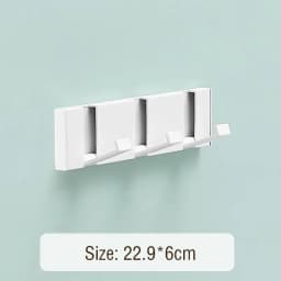 Foldable Coat Rack Bathroom Wall Hanger Shelves Steel Shelf Behind Door Hooks Clothes Organizer Key Storage Towel Rack Furniture