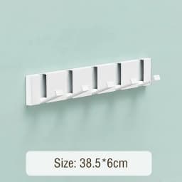 Foldable Coat Rack Bathroom Wall Hanger Shelves Steel Shelf Behind Door Hooks Clothes Organizer Key Storage Towel Rack Furniture