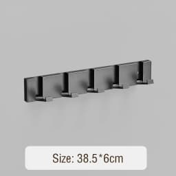 Foldable Coat Rack Bathroom Wall Hanger Shelves Steel Shelf Behind Door Hooks Clothes Organizer Key Storage Towel Rack Furniture