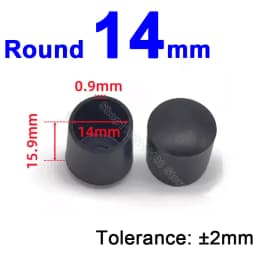 Round Rubber Chair Leg Pad 6/8/10/12/14/16/20/25/30-120mm Furniture Foot Table End Plugs PVC Mute Anti-Skid Floor Protector Caps