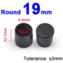 Round Rubber Chair Leg Pad 6/8/10/12/14/16/20/25/30-120mm Furniture Foot Table End Plugs PVC Mute Anti-Skid Floor Protector Caps