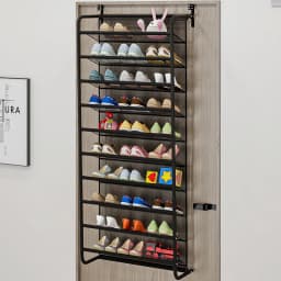 Household dustproof storage shoe cabinet simple wall mounted energy-saving shoe rack behind dormitory door multi-layer assembled