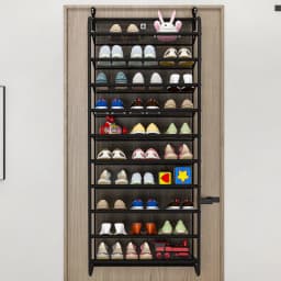 Household dustproof storage shoe cabinet simple wall mounted energy-saving shoe rack behind dormitory door multi-layer assembled