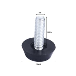 10 Pcs/lot Furniture Table Chair Sofa Cabinet Adjustable Levelling Leg Feet Glide Slide Leveler Base Screw-in M6 M8 Bolt on Pad