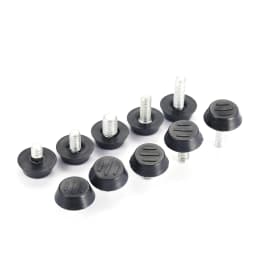 10 Pcs/lot Furniture Table Chair Sofa Cabinet Adjustable Levelling Leg Feet Glide Slide Leveler Base Screw-in M6 M8 Bolt on Pad