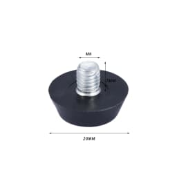 10 Pcs/lot Furniture Table Chair Sofa Cabinet Adjustable Levelling Leg Feet Glide Slide Leveler Base Screw-in M6 M8 Bolt on Pad