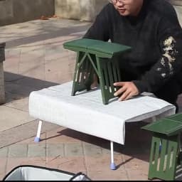 Folding Portable Outdoor Household Metal Small Stool Children Train Adult Fishing Simple and Foldable Beach Accessories 낚시의자