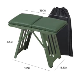 Folding Portable Outdoor Household Metal Small Stool Children Train Adult Fishing Simple and Foldable Beach Accessories 낚시의자