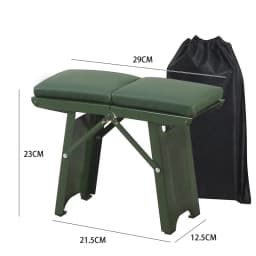 Folding Portable Outdoor Household Metal Small Stool Children Train Adult Fishing Simple and Foldable Beach Accessories 낚시의자