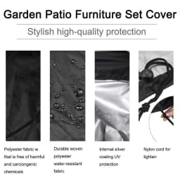 124x65x101cm Waterproof BBQ Grill Protective Cover for Weber 7152 Charcoal Grills Outdoor Camping BBQ Accessories