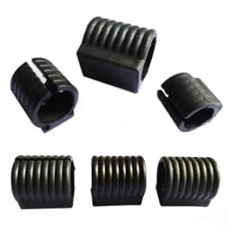 10pcs Chair Leg Pad Damper Stool Anti-Front Tilt Pipe Clamp U Shaped Floor Glides Tubing Caps Tube Rear Pad Floor Protector