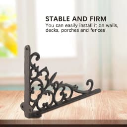 Cast Iron Plant Hanger Flower Basket Hook for Indoor Outdoor Bird Feeder Lantern Pots Wind Chimes