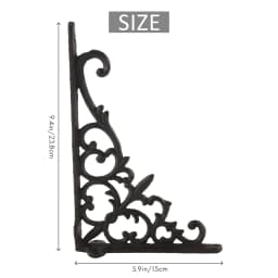 Cast Iron Plant Hanger Flower Basket Hook for Indoor Outdoor Bird Feeder Lantern Pots Wind Chimes