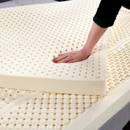 100% Thailand Natural Latex Mattress with Cover Natural Pure Rubber Mattress Top Latex Raw Liquid Thickened Home Bed Cushion Mat