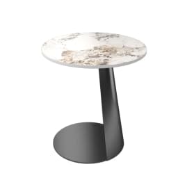 A Rocks By The Sofa, Corners, A Few Bedside Tables, Modern Minimalist Creativity, Light Luxury Living Room, Round Table,
