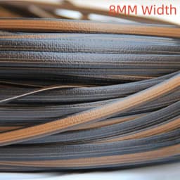 10 Meters PE Gradient Flat Synthetic Rattan Material Roll Handmade Weaving Rope Repair Furniture Bed Sofa Chair Table Basket
