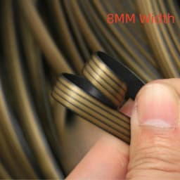 10 Meters PE Gradient Flat Synthetic Rattan Material Roll Handmade Weaving Rope Repair Furniture Bed Sofa Chair Table Basket