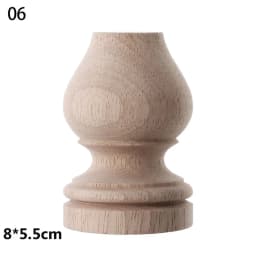 High Quality European Style Accessories Vintage Wood Carved Furniture Foot Legs Home Decor Cabinet Seat Feets