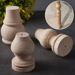 High Quality European Style Accessories Vintage Wood Carved Furniture Foot Legs Home Decor Cabinet Seat Feets