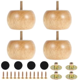 4pcs Wooden Solid Furniture Feet Replacement Sofa Legs Universal for Furniture Couch Chair Furniture Leg Set Accessories