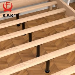 KAK Black Furniture Legs Adjustable Bed Beam Support Foot Sofa Table Feet Replacement Plastic Steel Heavy Duty Bed Hardware