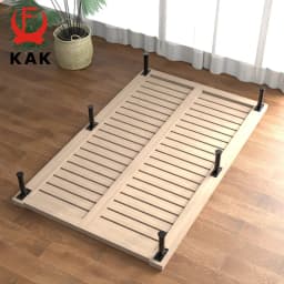 KAK Black Furniture Legs Adjustable Bed Beam Support Foot Sofa Table Feet Replacement Plastic Steel Heavy Duty Bed Hardware