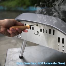 16/12 inch Pizza Oven Door Stainless Steel Pizza Oven Door Perfectly Sized for 16/12 inch