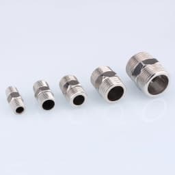1-10pcs Nipple Connector 1/8"1/4"3/8" 1/2" 3/4"1" Stainless Steel Double Male Thread Equal/Reducing Connector Length 30-100mm