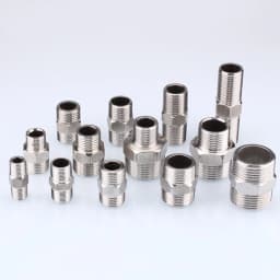 1-10pcs Nipple Connector 1/8"1/4"3/8" 1/2" 3/4"1" Stainless Steel Double Male Thread Equal/Reducing Connector Length 30-100mm