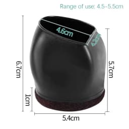 5Pcs Pulley Chair Foot Cover Computer Chair Rollers Fixer Office Universal Wheel Protector Wheel Anti-slip Foot Pad