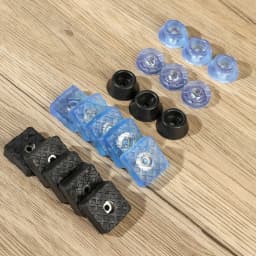 10pcs Clear Soft Furniture Chair Table Feet Leg Bottom Non-slip Anti-skid Glides Wooden Floor Protector Non-noise Screw on Pad