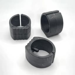 10pcs Black Plastic Chair Feet Tube Wrap Pad U-Type Anti-slip 13/16/19mm Diameter Desk Leg Tip Cover Protector Stool Cushion Mat