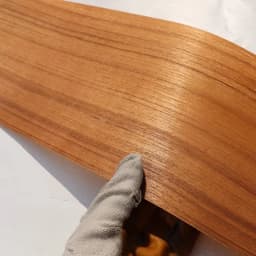Natural Teak Wood Veneer Furniture Decoration Wooden Door Veneer 14x250cm T0.2mm