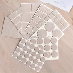 1 Set Thicken Self Adhesive Felt Chair Leg Pads Floor Protectors Furniture Legs Table Leg Covers Round Bottom Anti-slip Pads