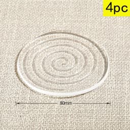 Anti Slip 4Pc Transparent Silicone Furniture Foot Mat Table Sofa Foot PU Adhesive Patch Anti-collision Bed Leg Mute Non-slip Mat