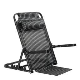 Multifunctional Lifting Bed Backrest Folding for Adult Adjustable Angle Back Rest Steel Large 6/7 Gears
