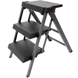 Thickened Two-step Straight Ladder Household Folding Ladder Stool Outdoor Car Washing Ladder Indoor Kitchen A-frame