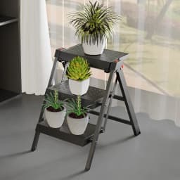 Thickened Two-step Straight Ladder Household Folding Ladder Stool Outdoor Car Washing Ladder Indoor Kitchen A-frame